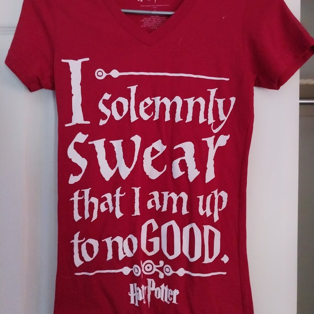 Harry Potter "I solemnly swear that I am up to no good" v-neck shirt